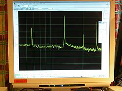 ON4UN - 21 MHz PLC noise: - 18dB