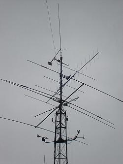 Mât et antennes ON3VY
