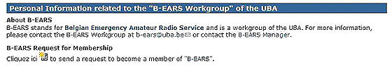 Become a member of B-EARS (link to)