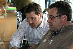 Stéphane, ON6TI (VHF-manager) et Eric, ON4LN (DM Vlaams Brabant)