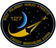 Logo shuttle fligh Endeavour STS-127