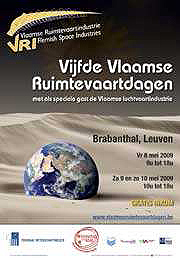 Affiche Vlaamse Ruimtevaartdagen