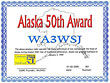 Alaska 50th Award 2009