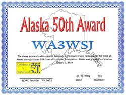Alaska 50th award