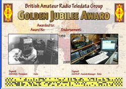 BARTG Golden Jubilee Award
