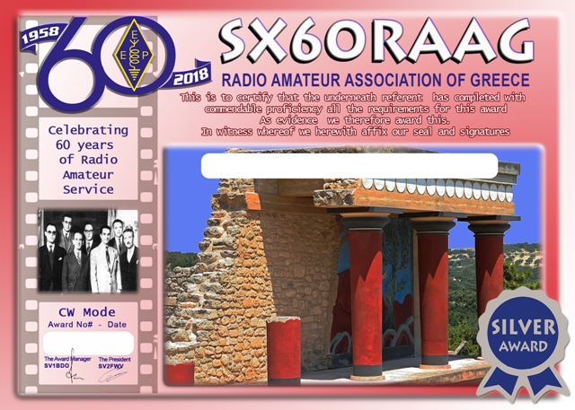 SX60RAAG Award
