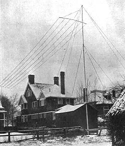 Antenne d'émission en 1925