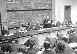 In de Sorbonne, april 1925