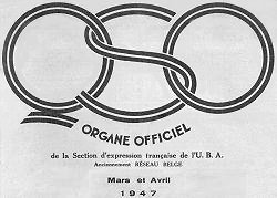 QSO Franstalige sectie van de UBA in maart/april 1947
